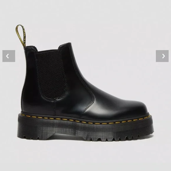 Doc Martens 2976 Smooth Leather Platform Chelsea Boots Size 9 Women Dr Vintage - Picture 5 of 14